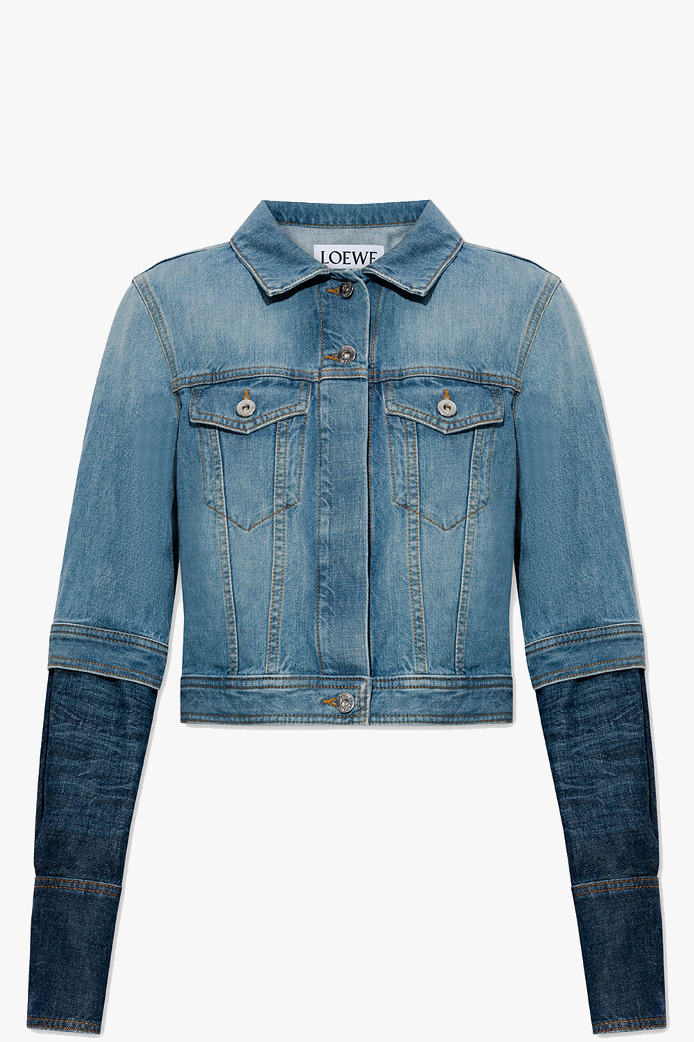 Loewe cropped clearance denim jacket